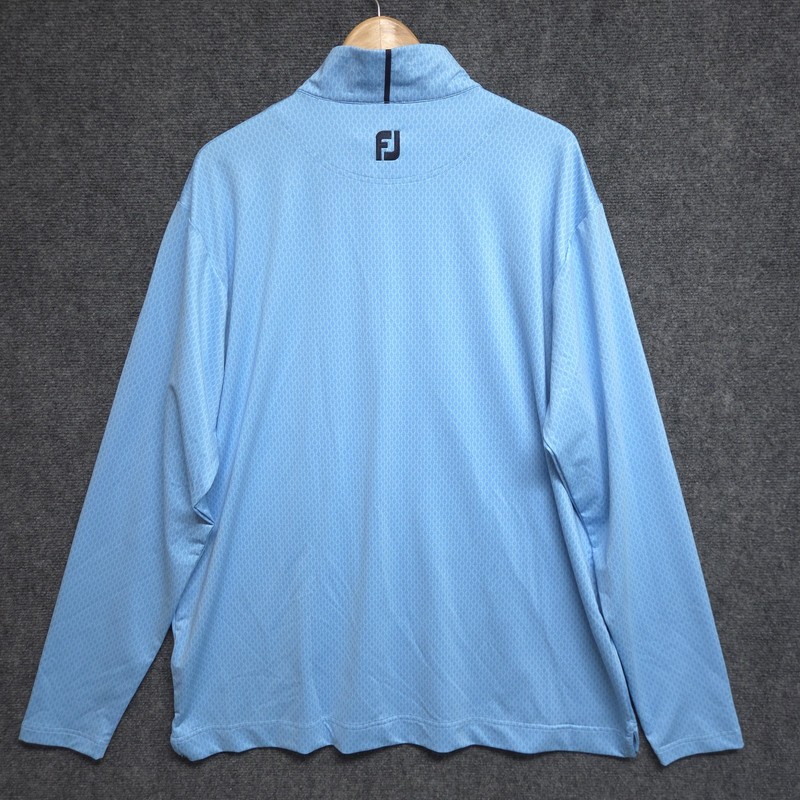 FootJoy FJ Golf Pullover Mens XL Tonal Deco Diamond Print 1/4 Zip THE PLAYERS gallery