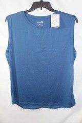 Baleaf Tank Top Men’s 2XL Sleeveless Blue Regular Fit Crew Neck (B10)