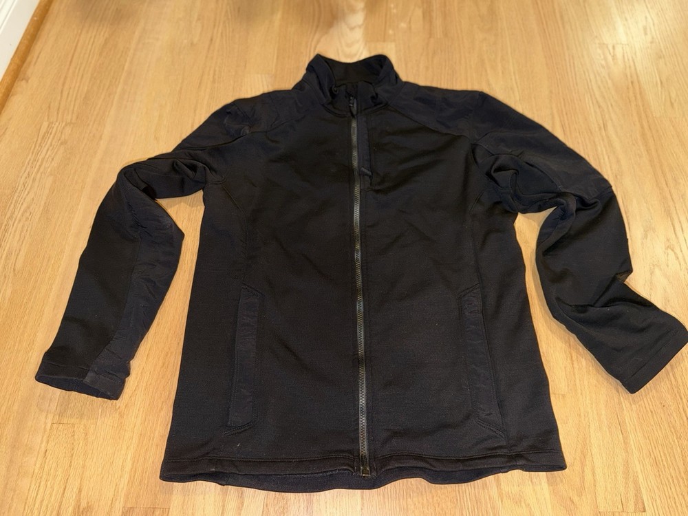 triple aught design long sleeve zip Up size medium men’s M Black Jacket