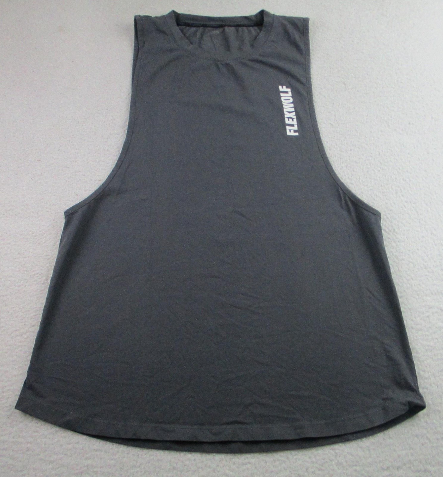 FLEXWOLF Tank Top Mens 2XL Gray Muscle Gym Bodybuilding Sleeveless Workout gallery