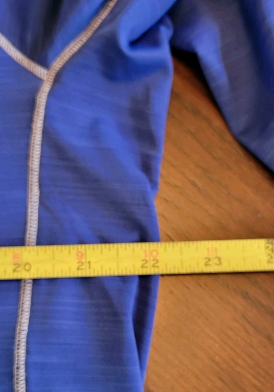 Coolibar UPF 50+ Sun Protection Long Sleeve Athletic Blue Shirt Mens Large (C24) gallery