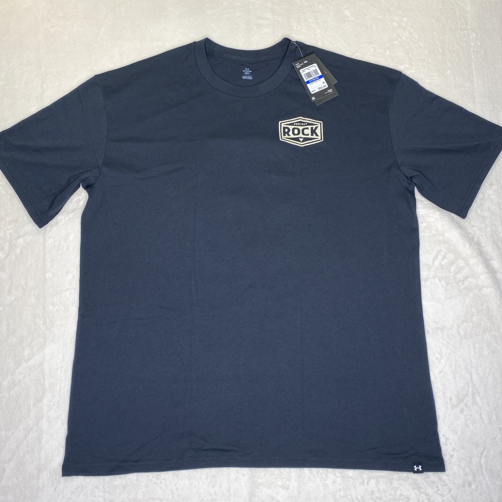 under armour project rock shirt mens XLT Iron Paradise Wrecking Crew Black New gallery
