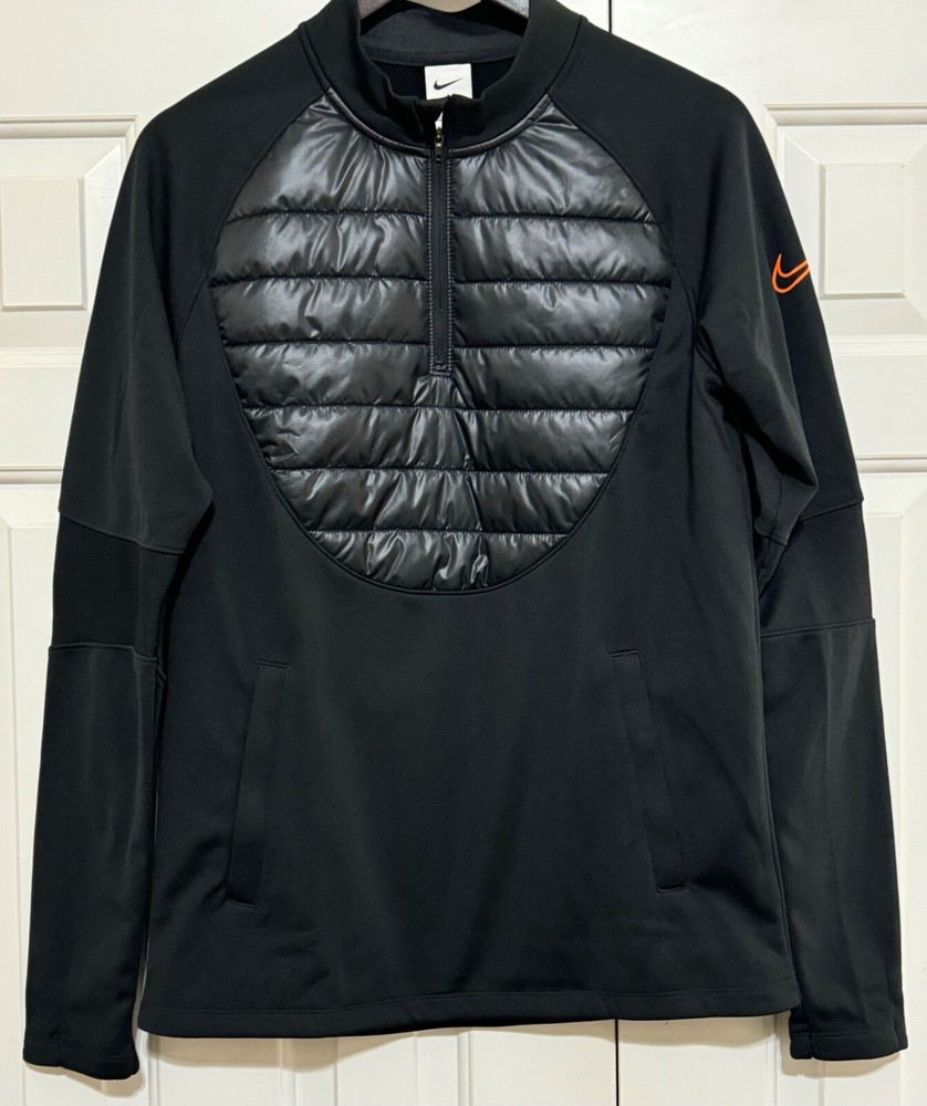 New! Mens US Medium NIKE ACADEMY WINTER WARRIOR THERMA-FIT 1/2 ZIP SOCCER TOP