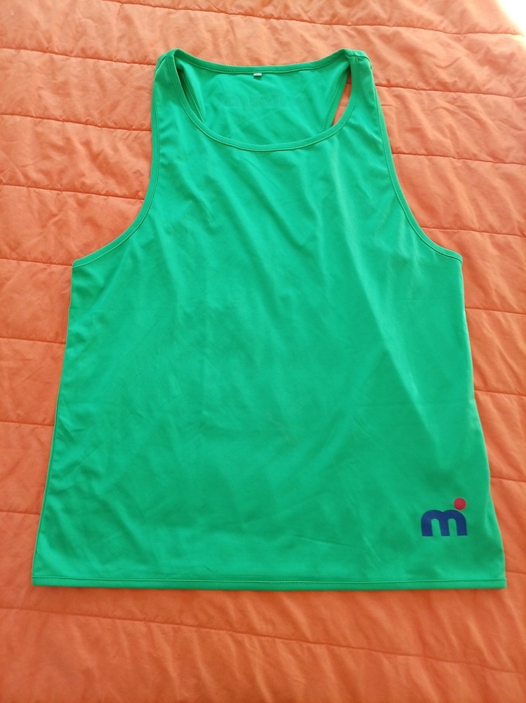 Mistral Bright Green Beach Volleyball Sports Tank Top Size L