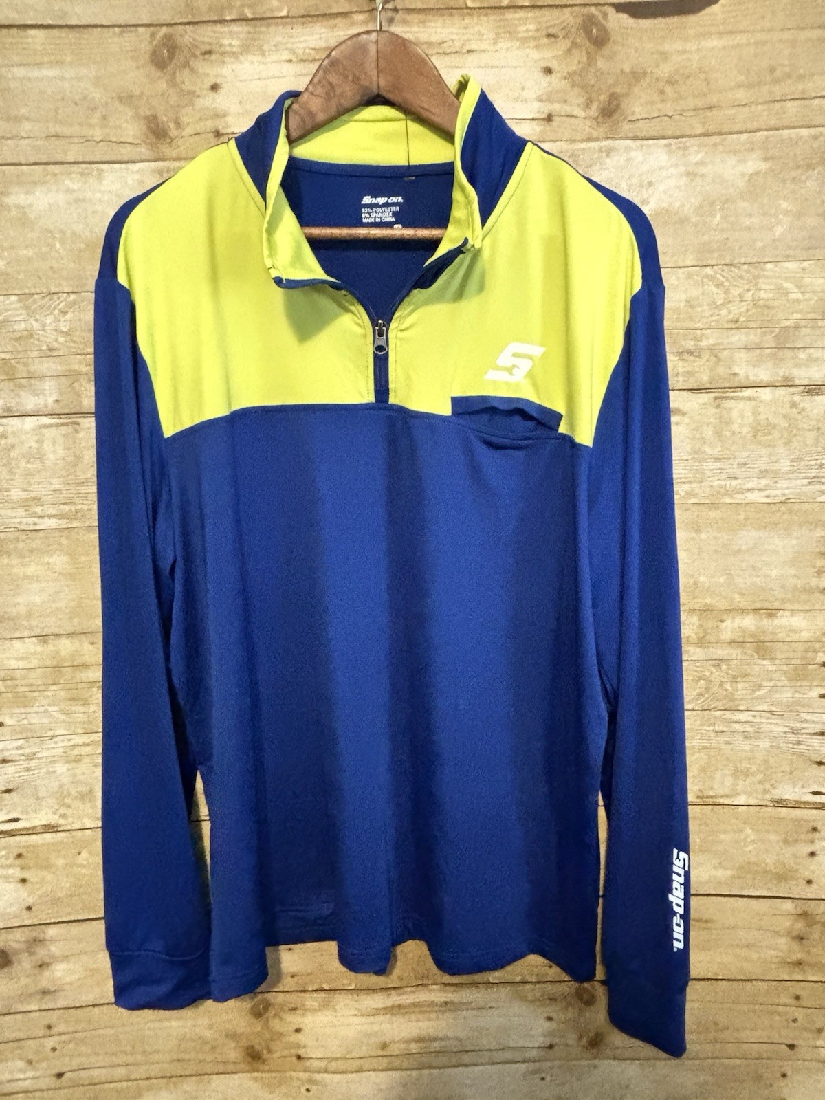 Snap On Quarter Zip Pullover Long Sleeve Size L gallery