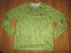 Mens WORLD WIDE SPORTSMAN sun protection performance beach shirt fishing L Lg