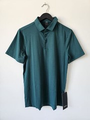 NWT LULULEMON SMTL Teal Green Evolution Polo Top Shirt Men’s XL