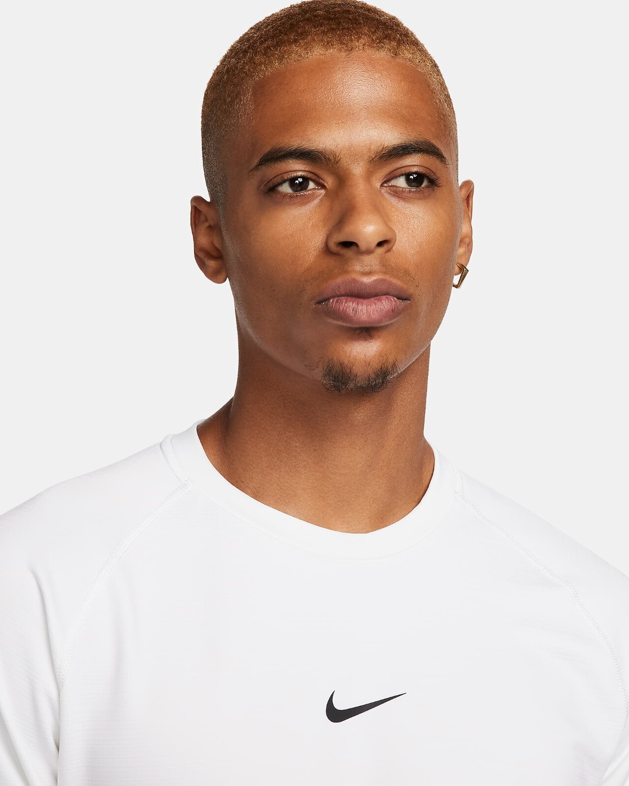 Nike Pro Warm Men's Slim Fit Long-Sleeve Training Top Size 2XL White FB7982-100 gallery