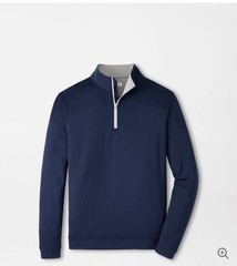 Peter Millar Size Small Perth Performance Quarter-Zip, Navy, NWT, $140