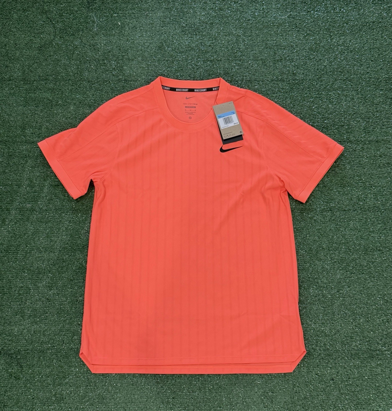 Nike Court Dri-FIT ADV Tennis Slam T-Shirt - Bright Mango - HM6710 873 - Medium gallery