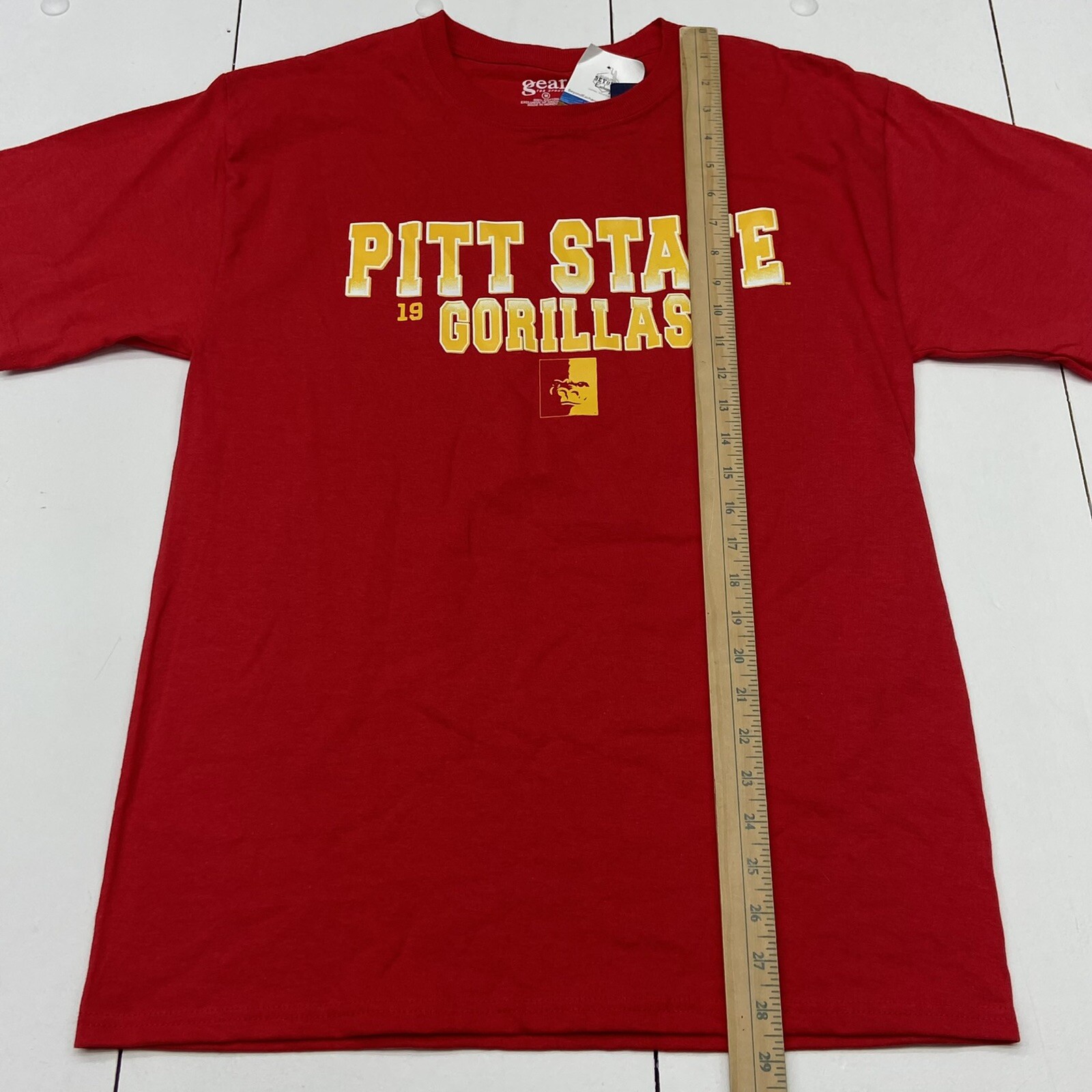 GEAR For Sports Pitt State Gorillas NCAA Red Short Sleeve T-Shirt Men Size M NEW gallery