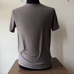 Vuori Mens Medium Brown Heather Performance T Shirt Short Sleeve Athletic