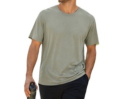 All In Motion Relaxed Fit T Shirt Mens Large Light Olive Pickleball NWT