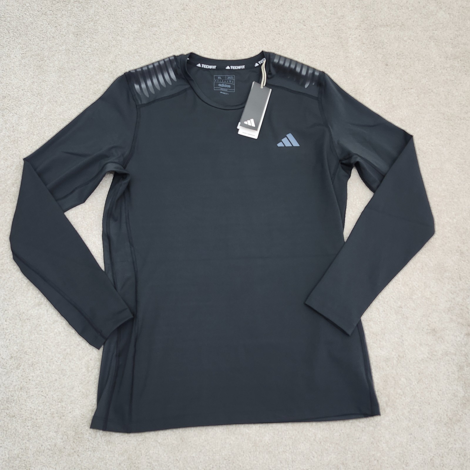 Adidas Men XL Techfit Control X Rheon Long Sleeve Compression Shirt Black HS9814 gallery