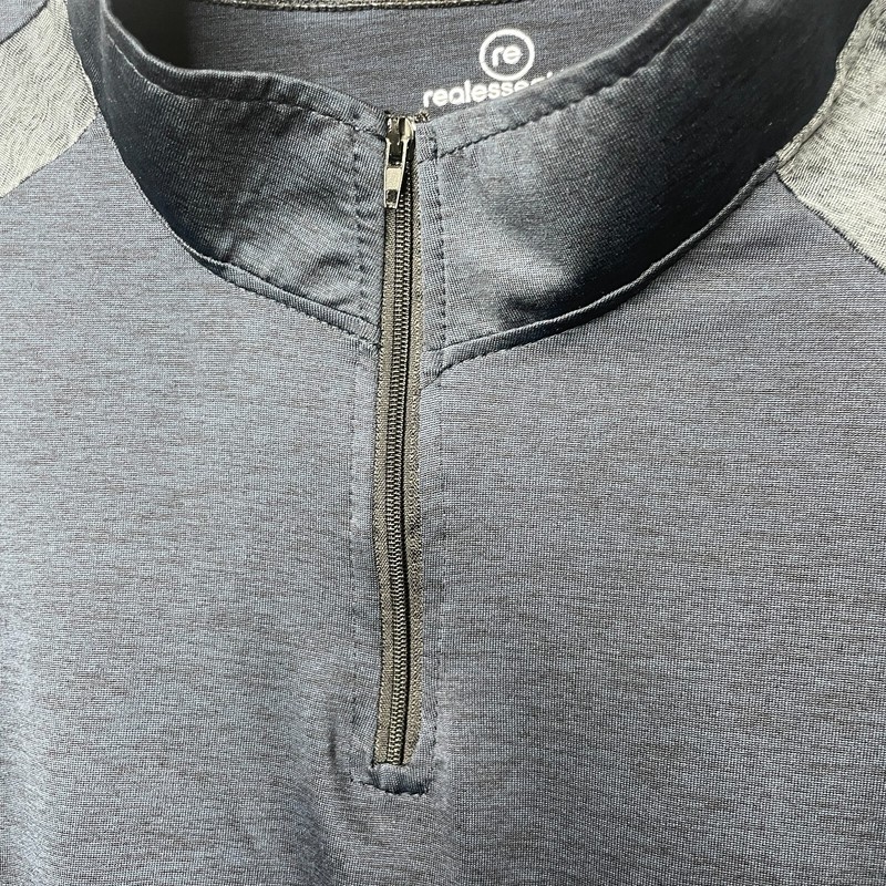 Realessentials Men's 2 XL Stretch Dry Fit Activewear Jacket Real Essentials Gray gallery