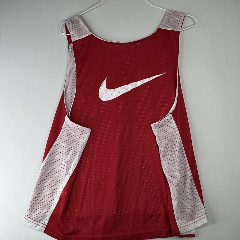 Nike Team Reversible Mesh Practice Jersey Red White L XL Basketball Training gallery