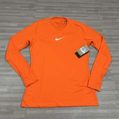Nike Dri-FIT Park First Layer Soccer Football LS Shirt Mens M AV2609 Orange $35