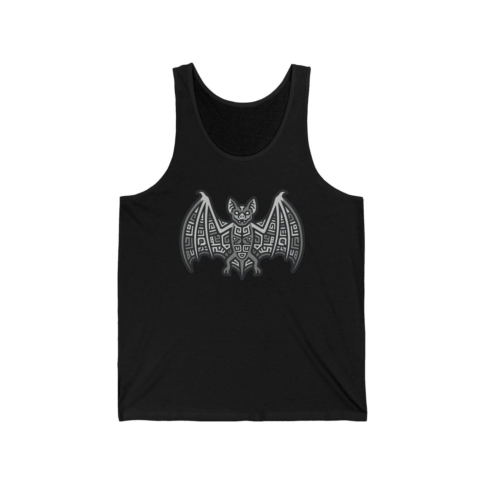 Mayan Bat Symbol Tank Top | Aztec Ancient Art Graphic Print Shirt gallery