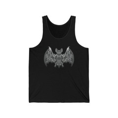 Mayan Bat Symbol Tank Top | Aztec Ancient Art Graphic Print Shirt