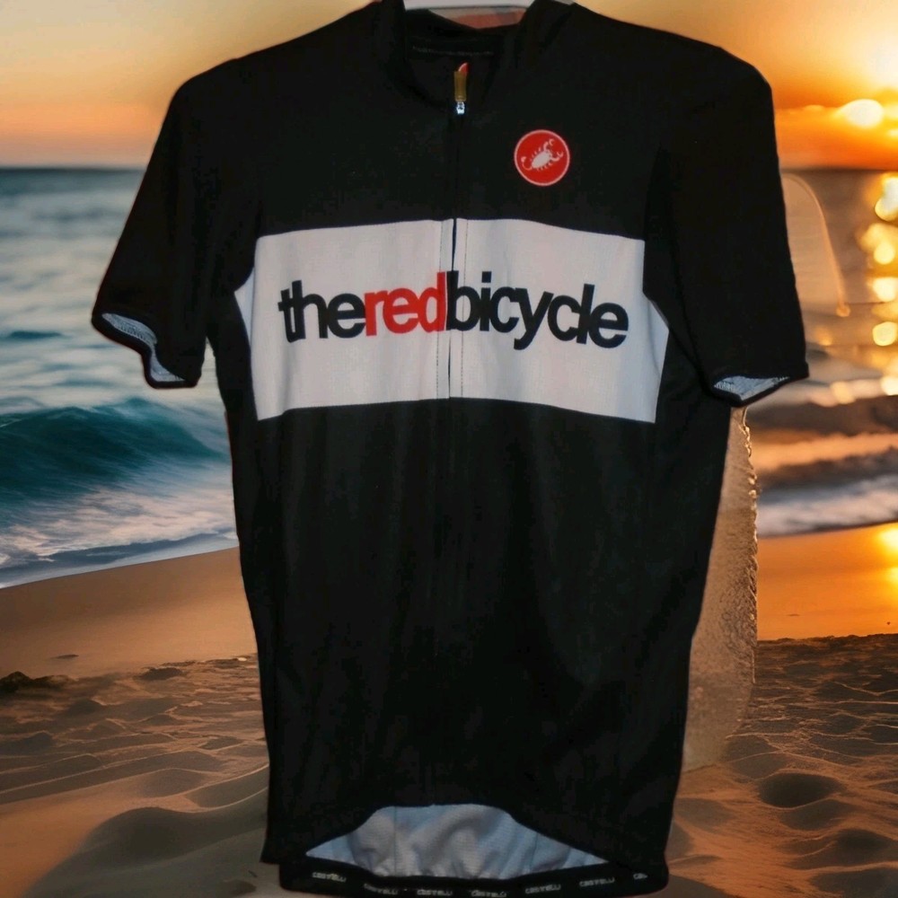 CASTRELLI ADULTS BICYCLE JERSEY " THE RED BICYCLE"' ADULT SIZE SMALL