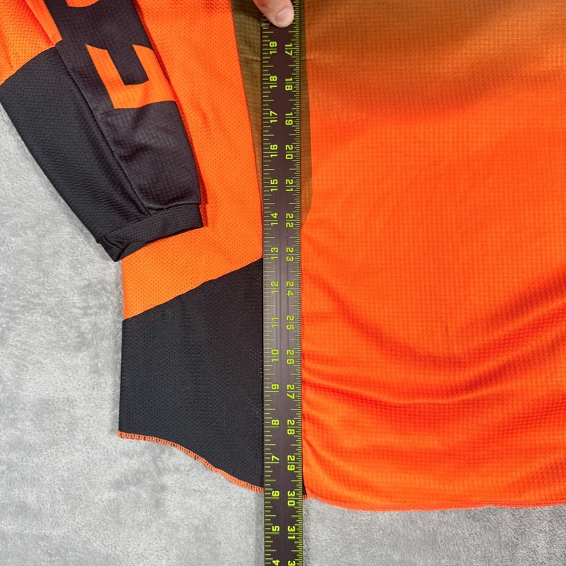 Fox Racing Mens Medium 180 Motocross Jersey Orange Black Gradient gallery