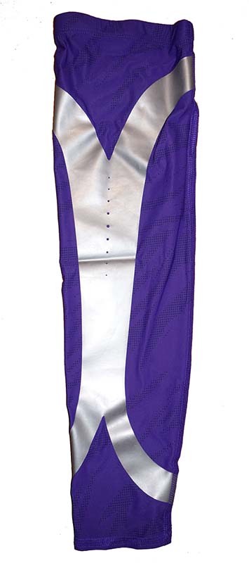 NWT Adidas Men's Techfit Powerweb GFX Compression Arm Elbow Sleeve - Purple gallery