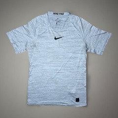 Nike Pro Dri-FIT Heather Gray Short Sleeve Fitted T-Shirt Men’s Size Small