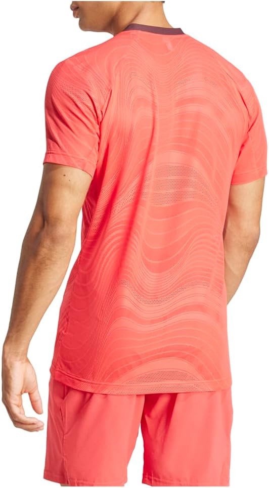 Sz XL- Adidas Men's Pro Climacool + Mesh Freelift Tennis Casual Tops, Red. gallery