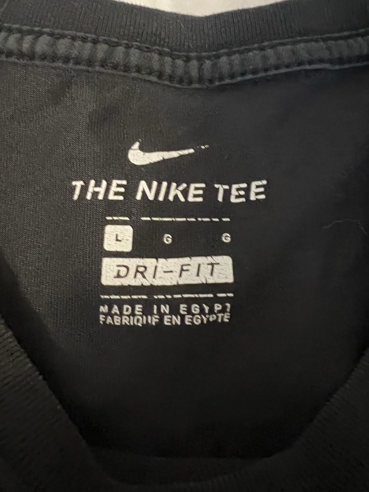 Nike TShirt Court Rafael Nadal Tennis Vamos Bull Black Dri Fit Large gallery