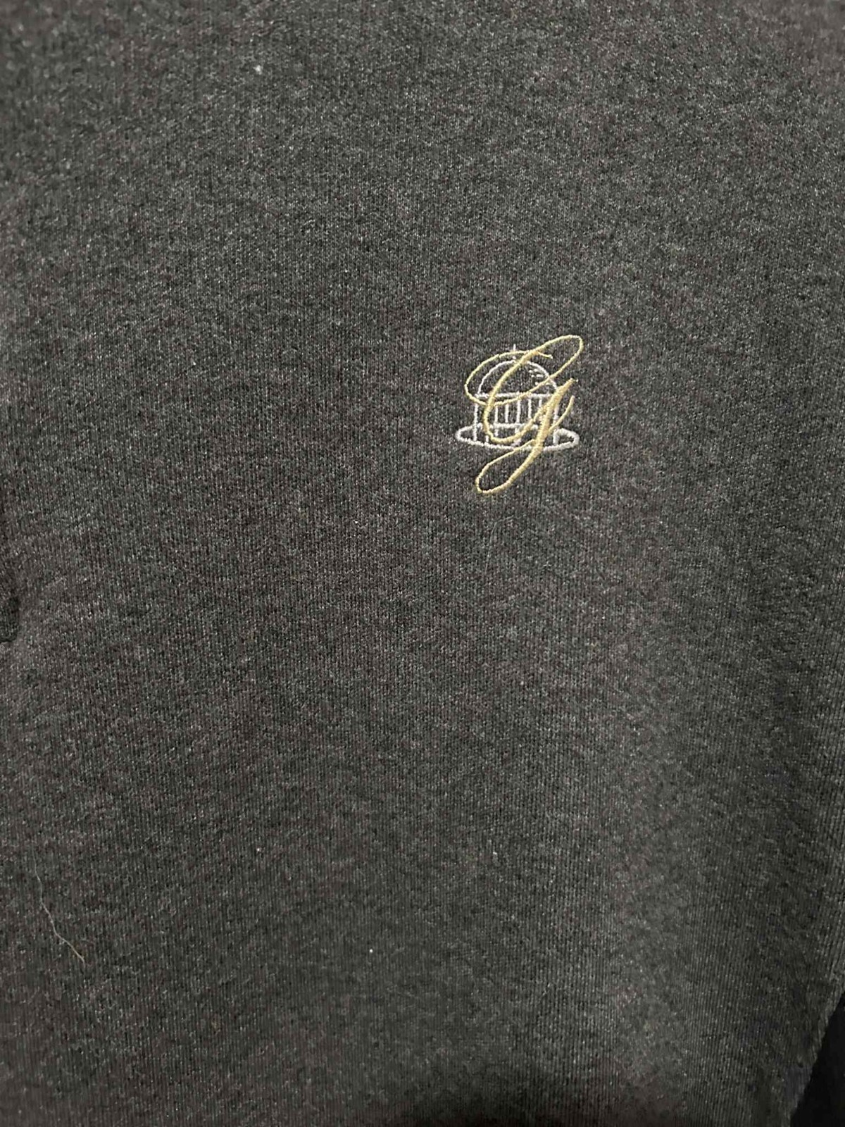 Ashworth performance quarter-zip pullover heather gray Mens XL Embroidered Logo gallery