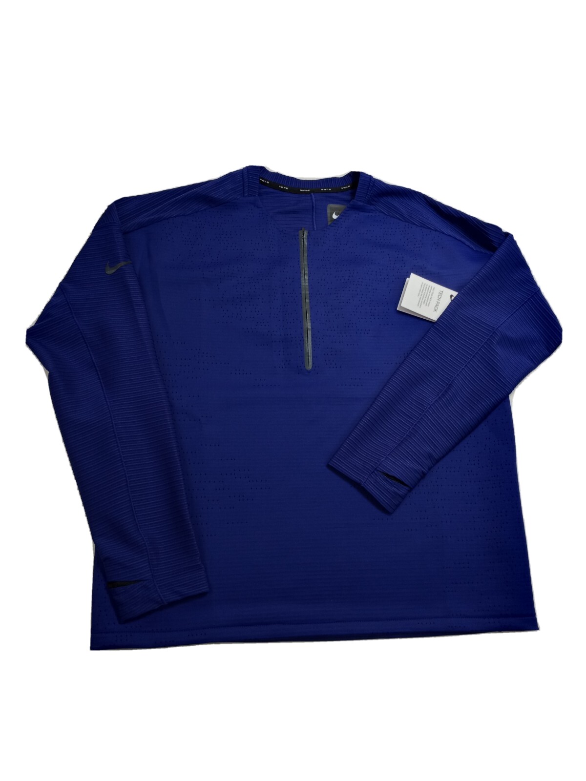 NIKE TECH PACK MEN RUNNING KNIT LONG SLEEVE TOP PURPLE CJ5741-590 Sz LARGE gallery