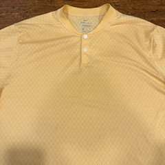 Nike Yellow Vapor Victory Blade Textured Performance Golf Polo Shirt Men’s XL