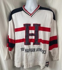 Vintage Tommy Hilfiger Athletics Hockey Jersey | 1990s | Pullover | Large