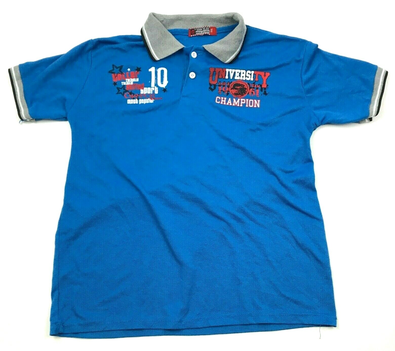 VINTAGE Portland University Champions Polo Shirt USA Size L Asian Size 2XL 90's gallery