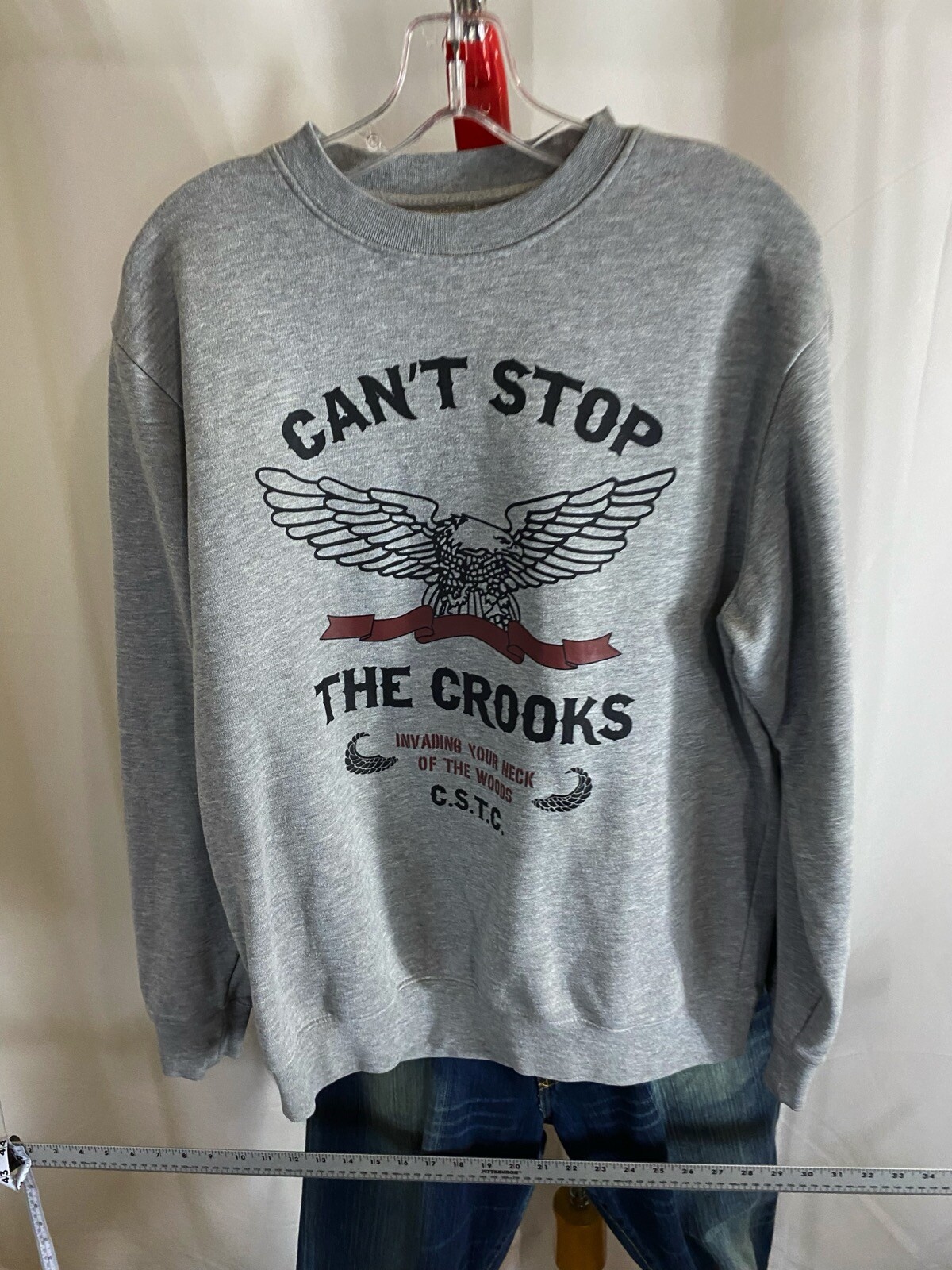 Crooks & Castle Can't Stop The Crook SWEATER Large L gallery