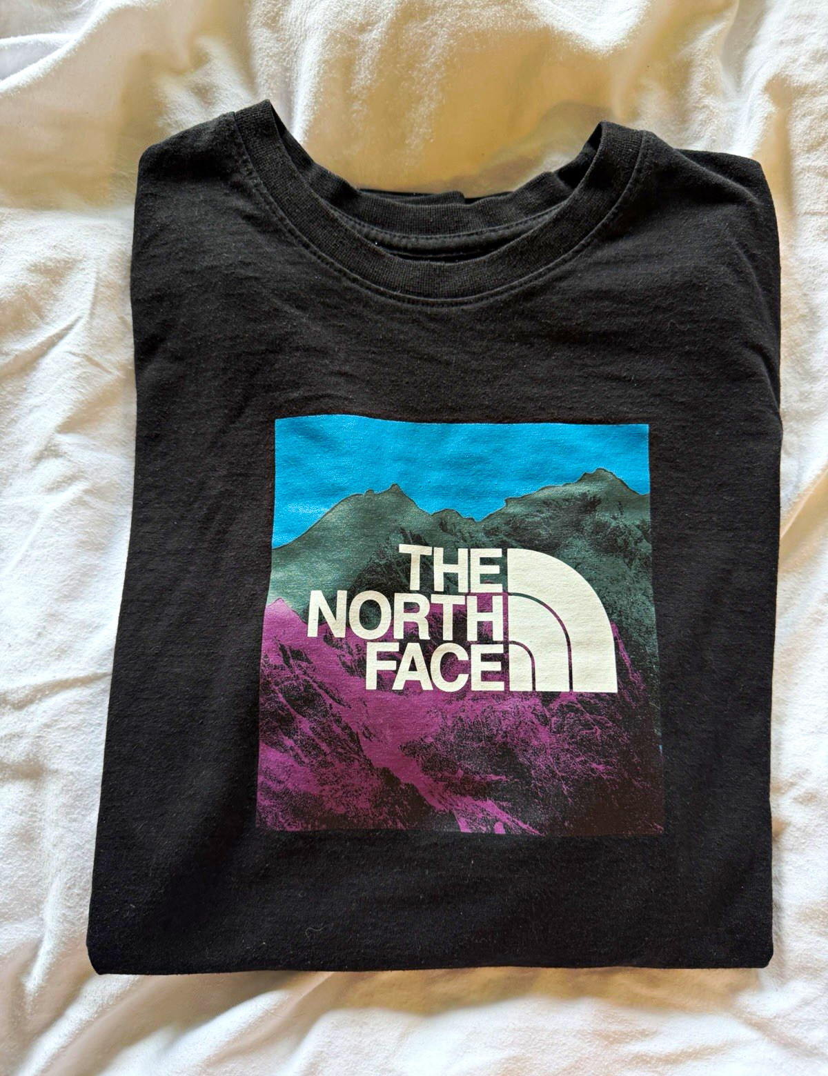The North Face Never Stop Exploring Graphic Logo Long Sleeve Crew Neck Tee L gallery