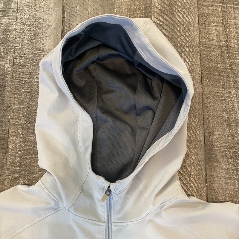 Under Armour Threadborne Hooded Jacket Mens 1/4 Zip Small Quick Dry Gray gallery
