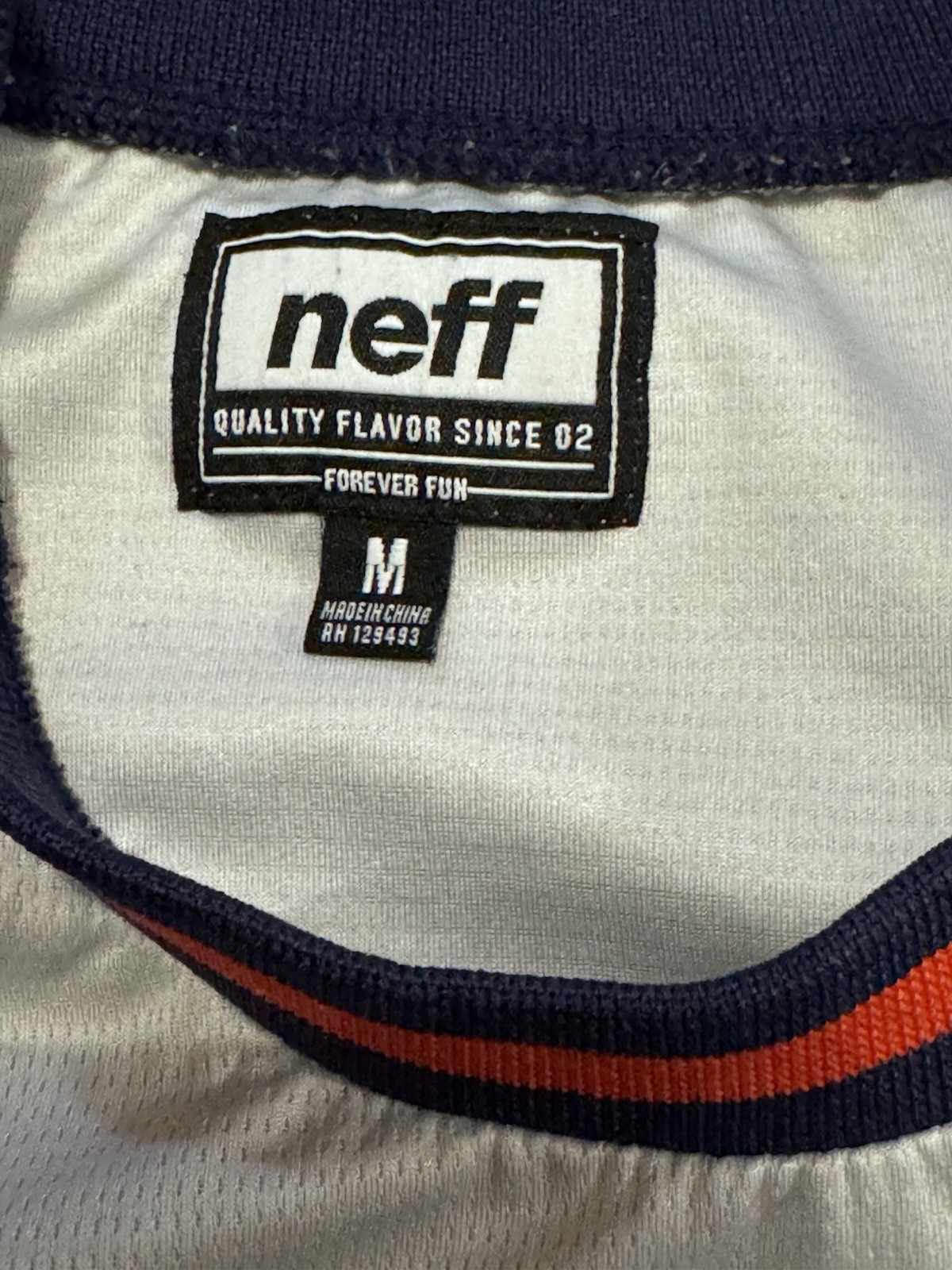Neff Mens Graphic Basketball Jersey Tank Top Red Blue White Size M gallery