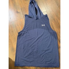 Under Armour Sleeveless Hoodie Lightweight Workout Top