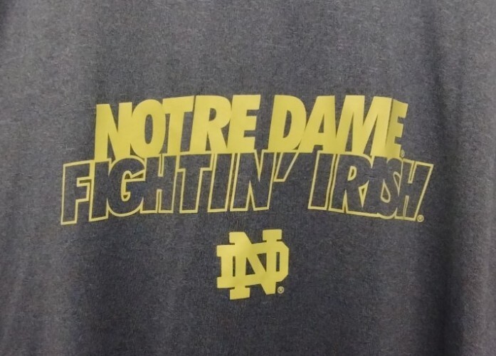 Pro Edge By Knights Apparel Mens 2XL "Notre Dame" Pullover Long Sleeve Dri Fit gallery
