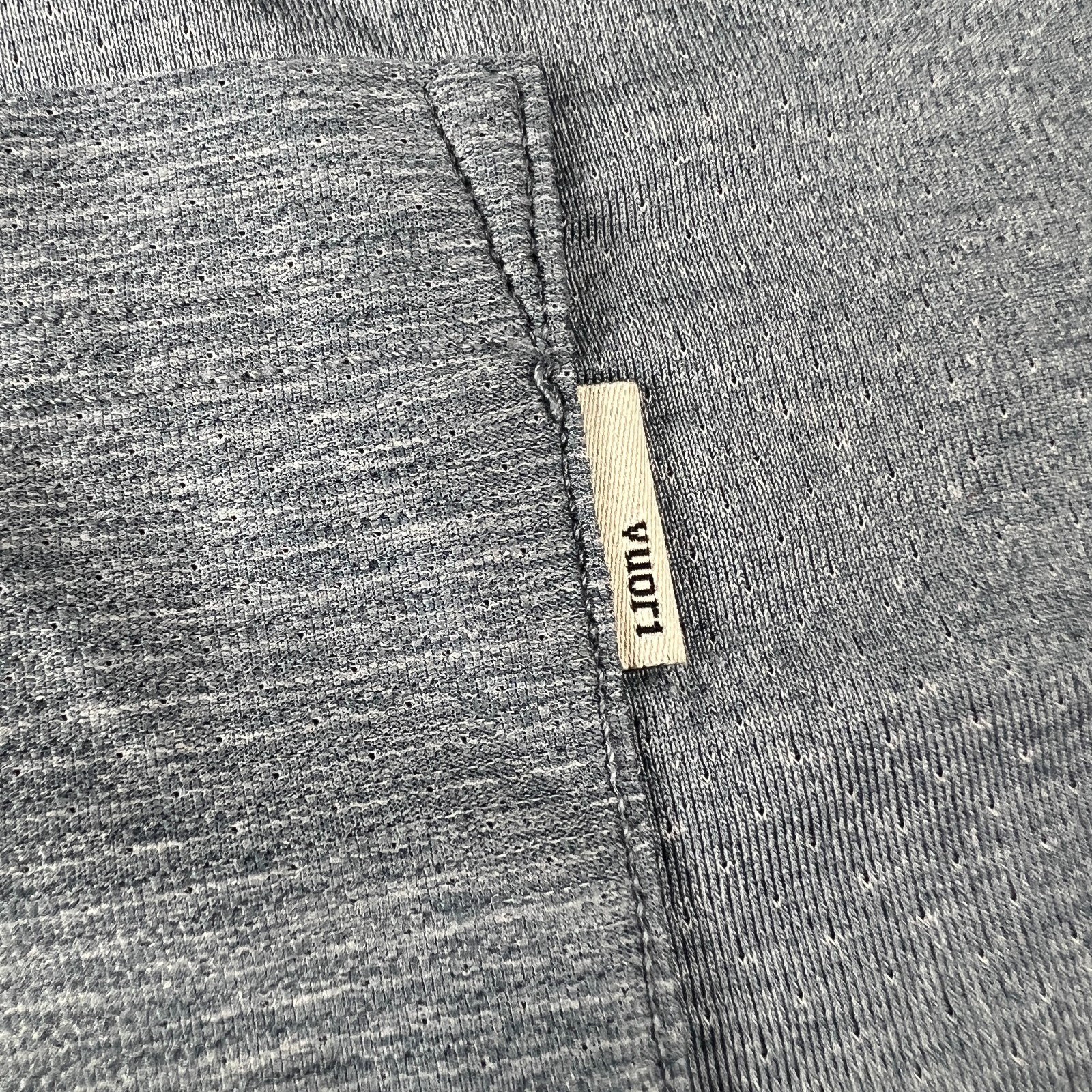 Vuori Tradewind Pocket Tee Lightweight Performance Stretch Medium Mens Blue Gym gallery