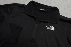 The North Face Quarter Zip Pullover Mens Small Black Lightweight Base Layer