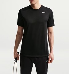 Nike Dri-FIT Legend Fitness T-Shirt Black Matte Silver Men’s Size 4XL DX0989-010