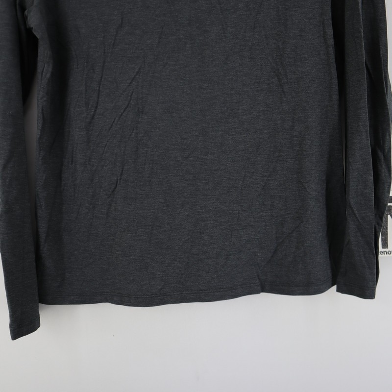Lululemon Mens Large 5 Year Basic Henley Long Sleeve Shirt Heathered Dark Gray gallery