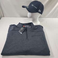 KIA Under Armour Men’s Qualifier Hybrid (XL) & Blitzing Curved Fitted Hat (M/L)