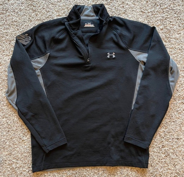 Vintage Y2K Under Armour All Season Gear US Ski Team Mens Small 1/4 Zip Pullover gallery