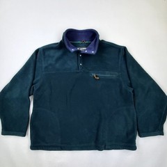 Y2K American Eagle Outfitters AE Performance Fleece Pullover 1/4 Snap Mock Neck