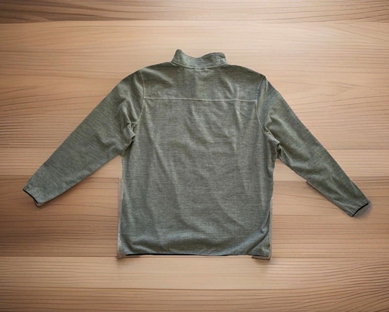 Avalanche Men's Size XL 1/4 Quarter Zip Pullover Long Sleeve Shirt Gray Winter gallery