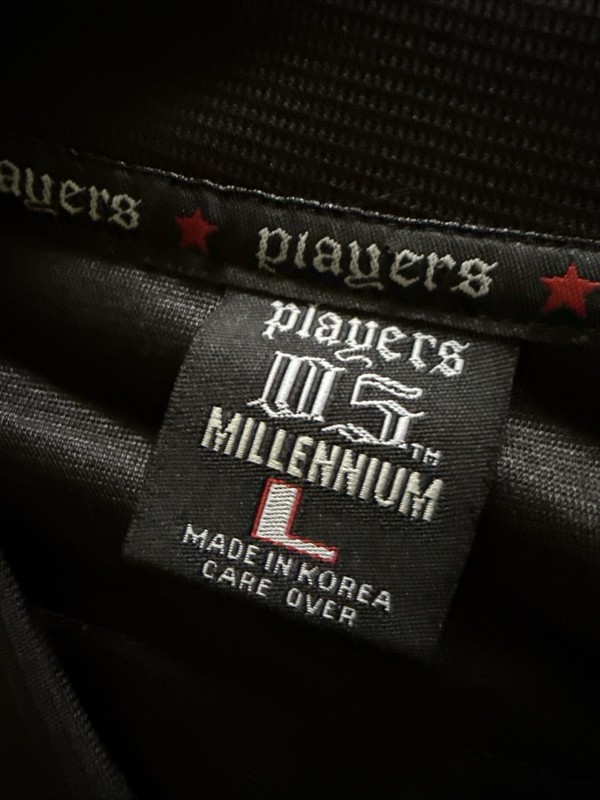 Players Millennium L Men's Graphic Print Jersey Black Mesh V-Neck gallery