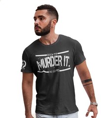 Iron Gods Murder It Workout T-Shirt Mens Gym Shirt Gym Pump Cover Clothing